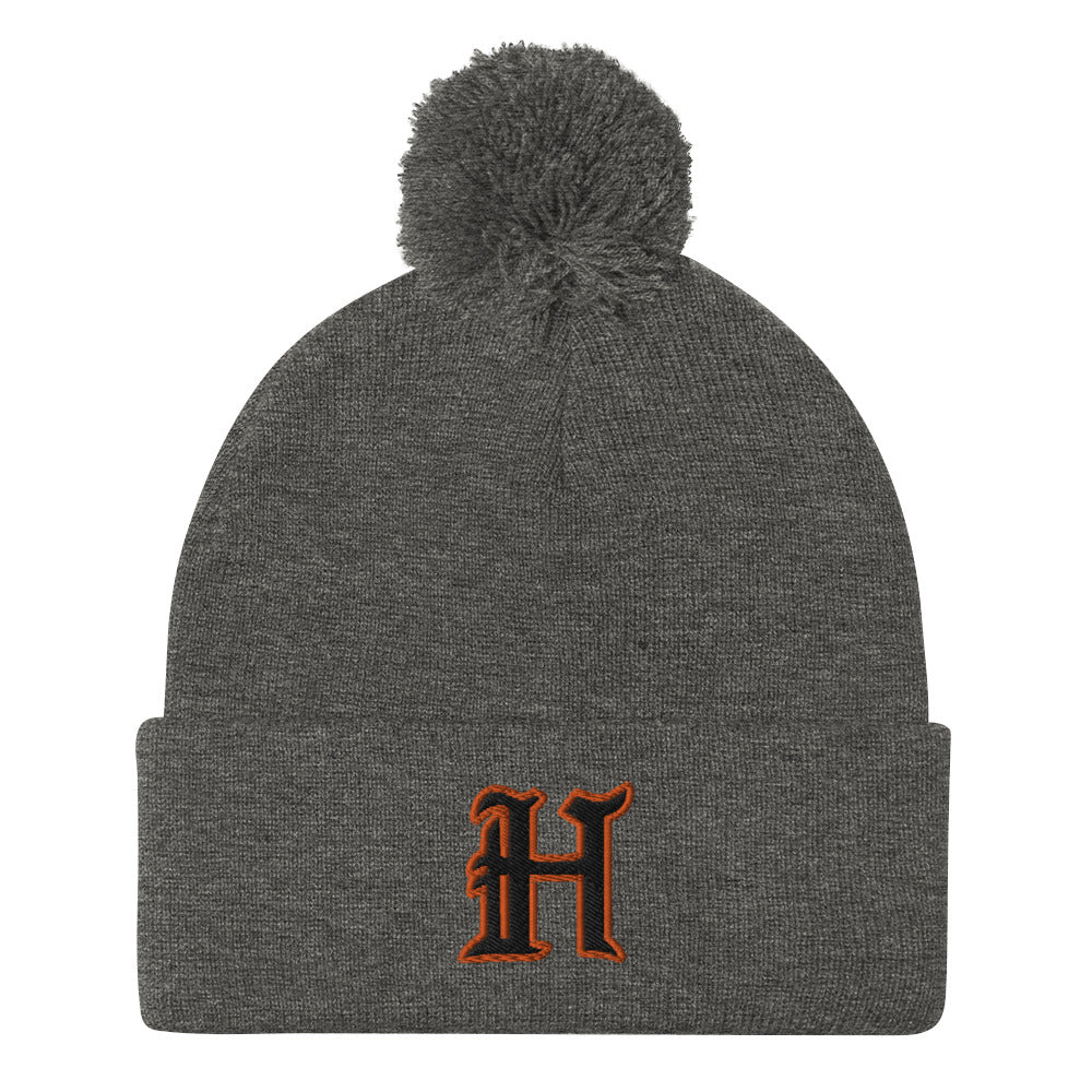 LB- Hoover H Pom-Pom Beanie.