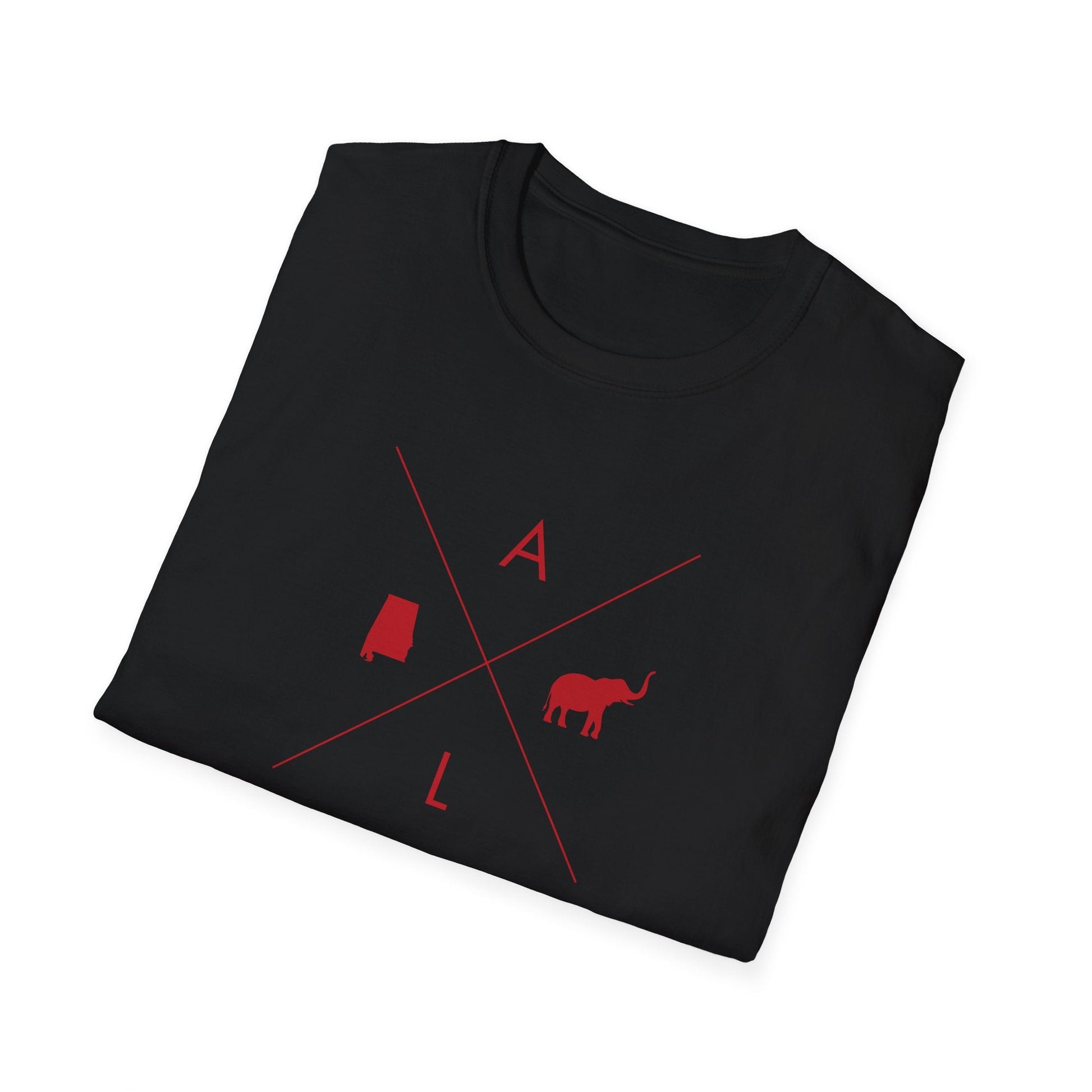 Alabama Map Unisex Comfort Colors Softstyle T-Shirt - joyful