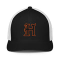 Hoover H Mesh back trucker cap.