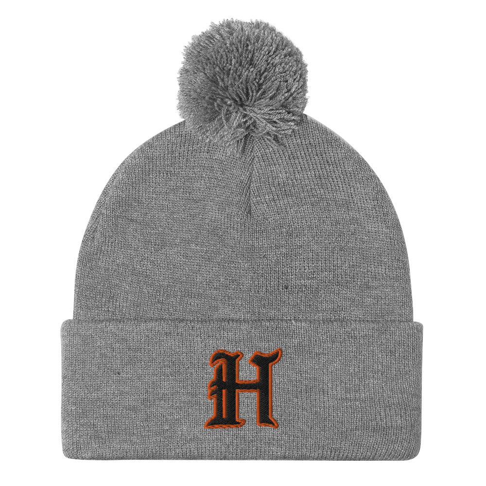LB- Hoover H Pom-Pom Beanie.