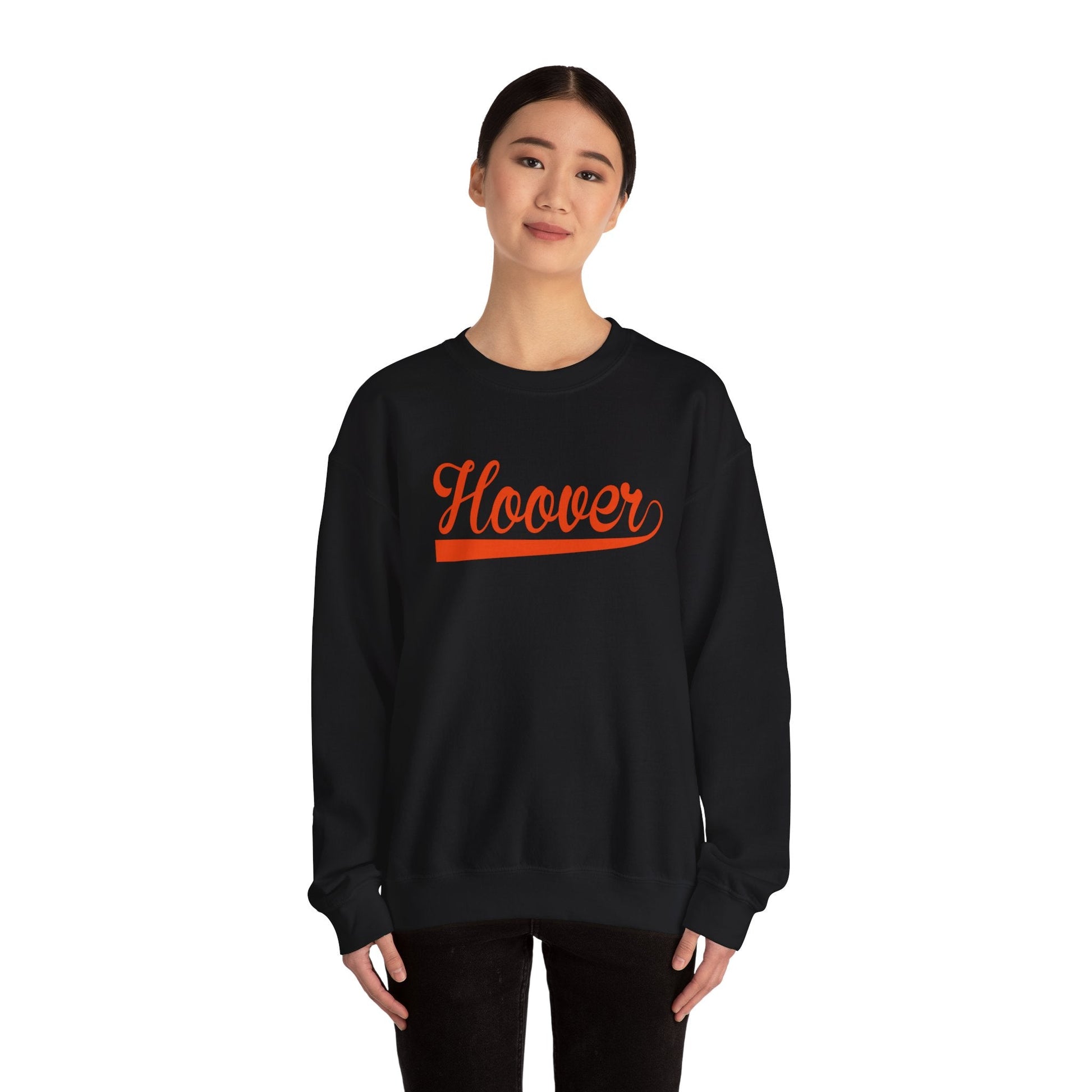 BF - Hoover cursive - Heavy Blend™ Crewneck Sweatshirt - joyful