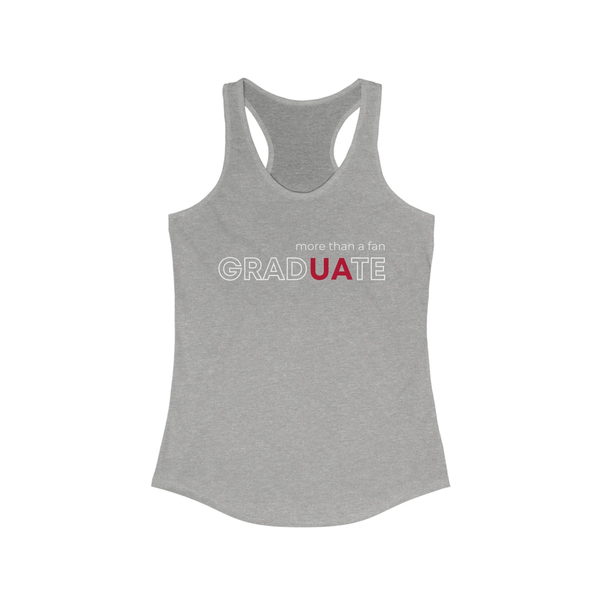 gradUAte - more than a fan Ideal Racerback Tank - joyful