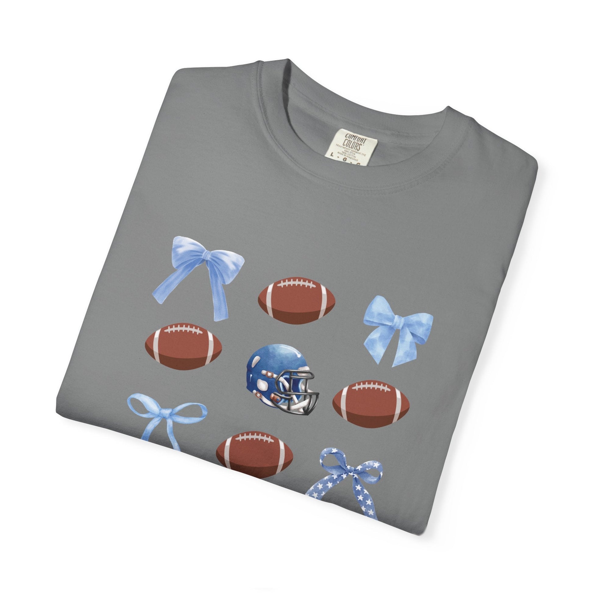 Helena - Balls & Bows Comfort Colors T-shirt - joyful