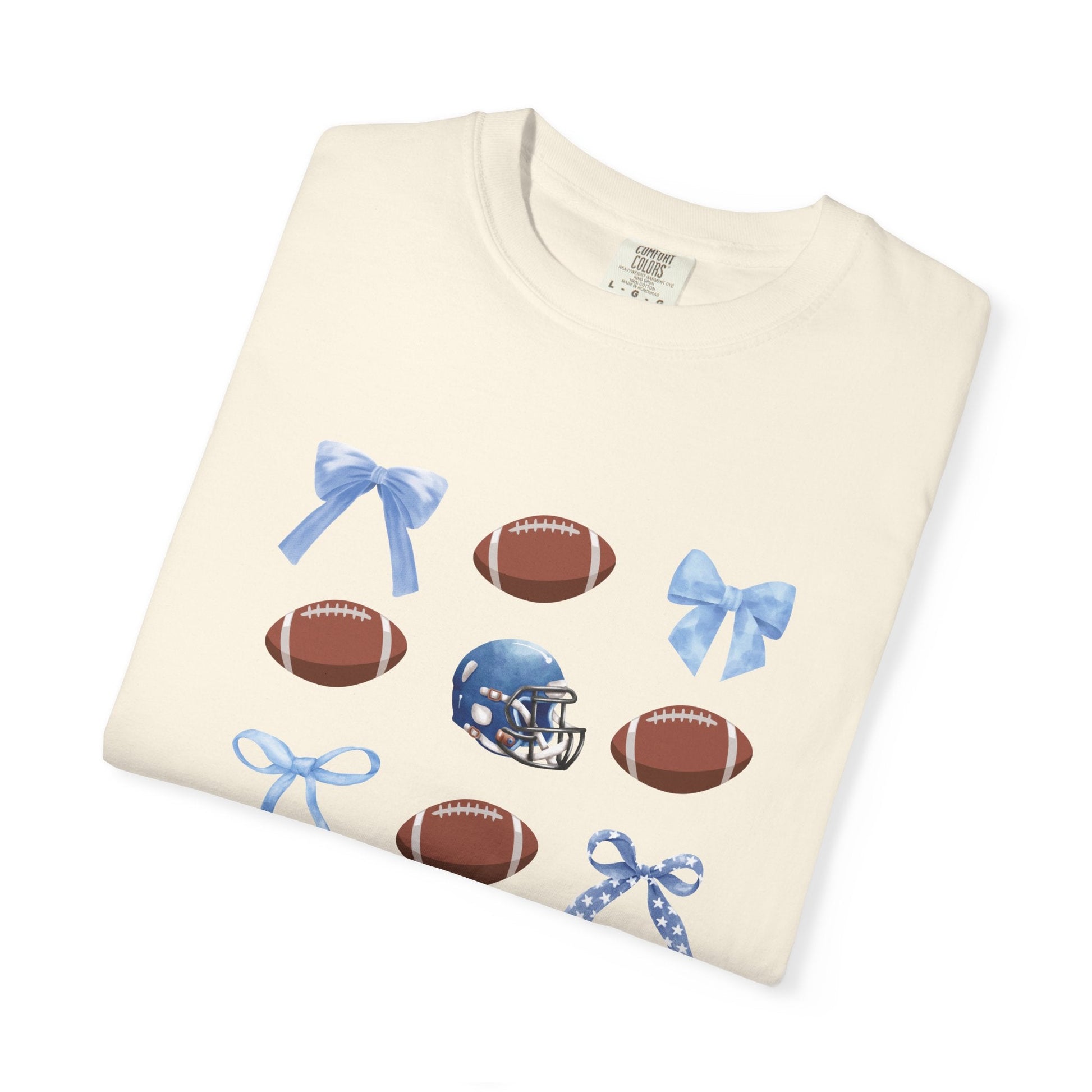 Helena - Balls & Bows Comfort Colors T-shirt - joyful