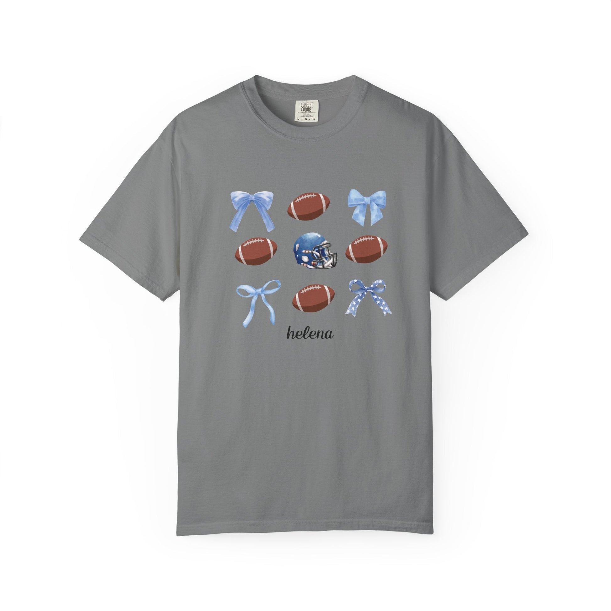 Helena - Balls & Bows Comfort Colors T-shirt - joyful