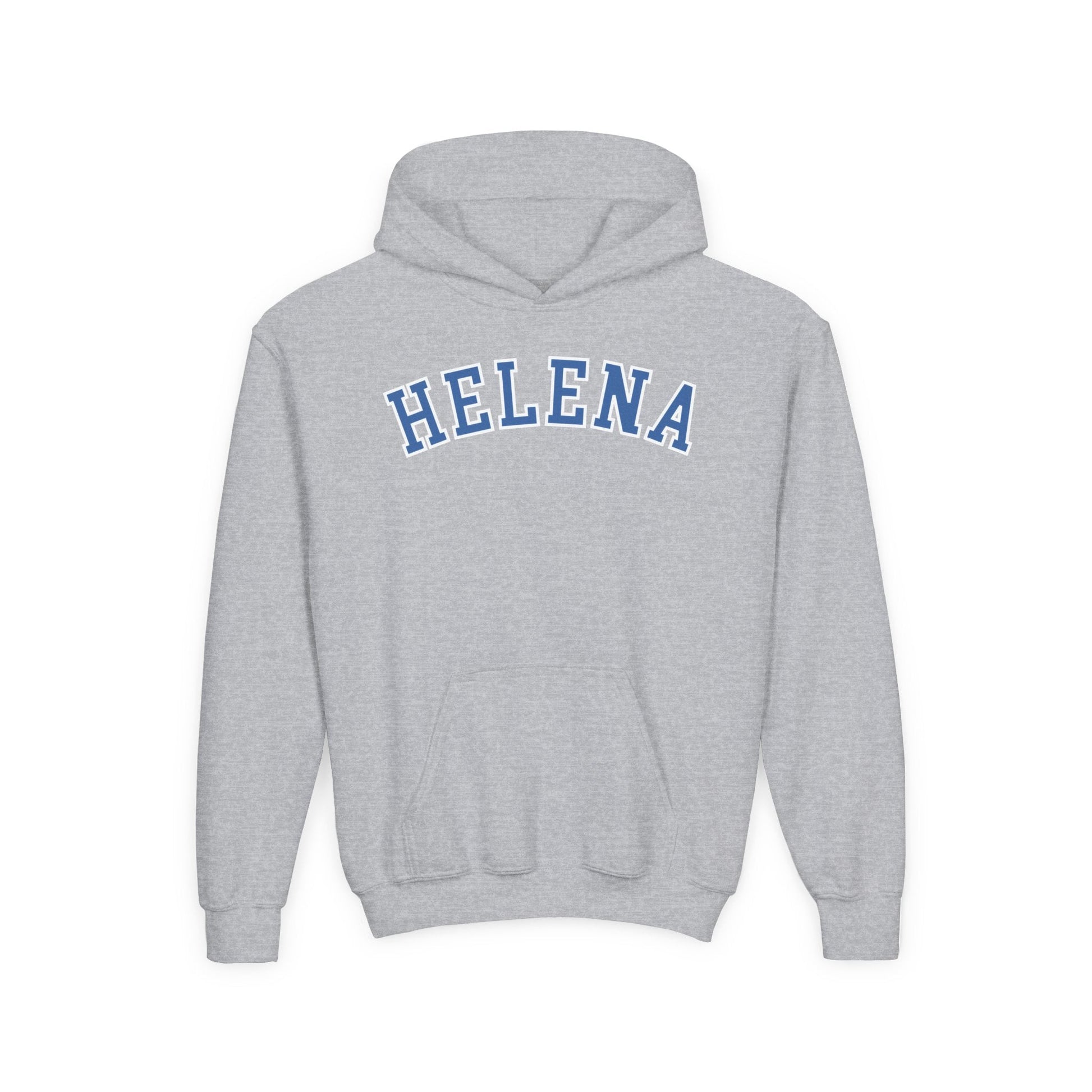 Helena Block Style Youth Heavy Blend Hooded Sweatshirt - joyful