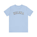 Helena block Unisex Jersey Short Sleeve Tee - joyful