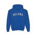 Helena block Youth Heavy Blend Hooded Sweatshirt - joyful