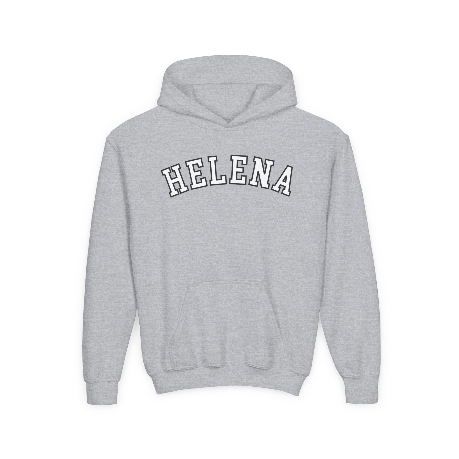 Helena block Youth Heavy Blend Hooded Sweatshirt - joyful