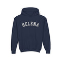 Helena block Youth Heavy Blend Hooded Sweatshirt - joyful