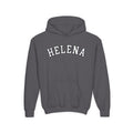Helena block Youth Heavy Blend Hooded Sweatshirt - joyful