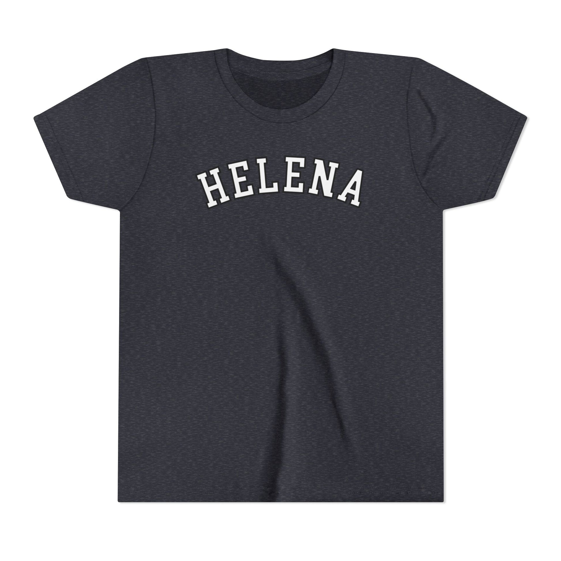 Helena block Youth Short Sleeve Tee - joyful