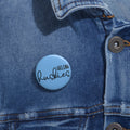 Helena Huskies - cursive Custom Pin Buttons - joyful
