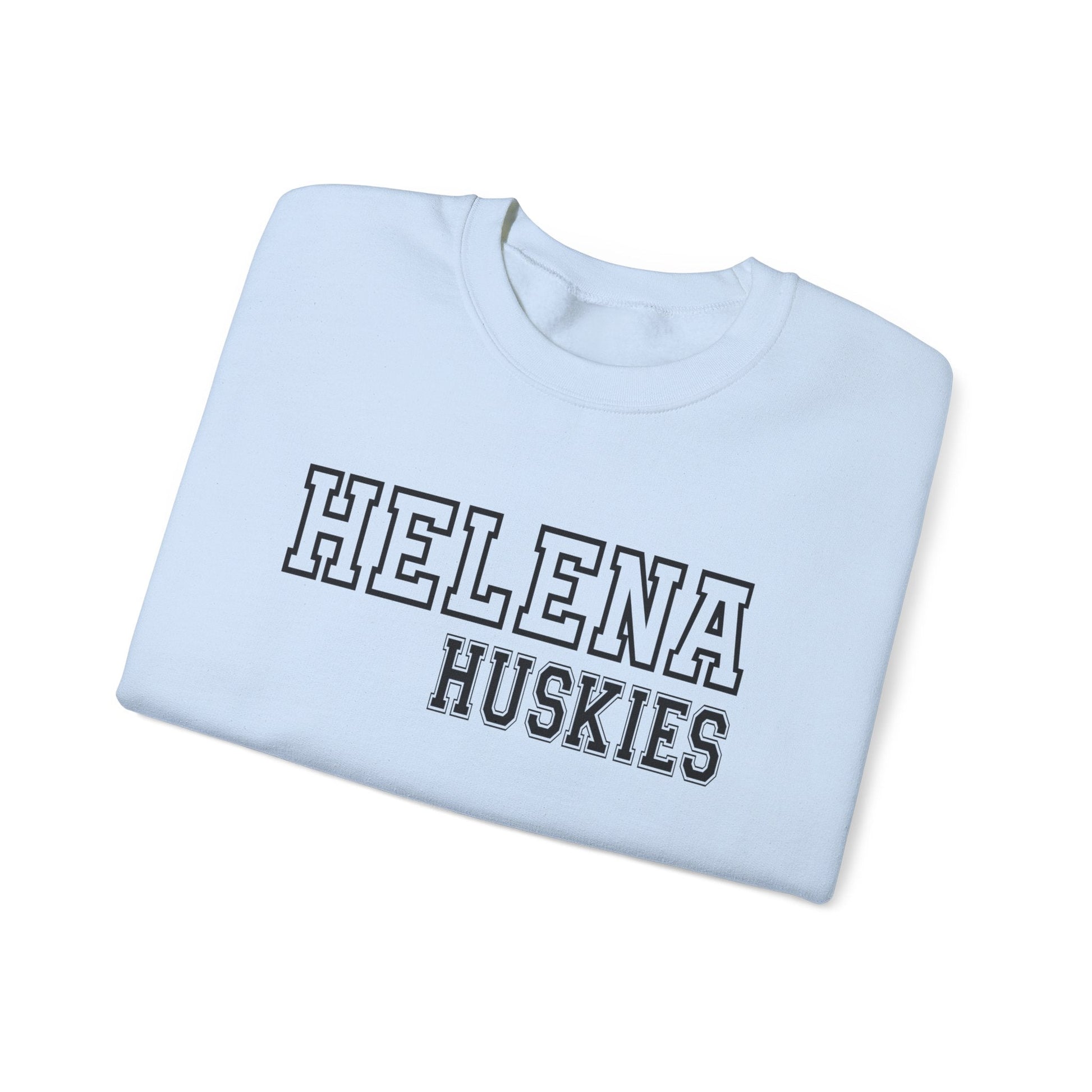 Helena Huskies cursive Heavy Blend™ Crewneck Sweatshirt - joyful