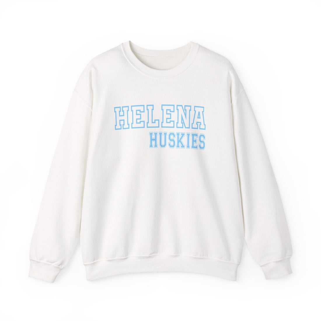 Helena Huskies cursive Heavy Blend™ Crewneck Sweatshirt - joyful