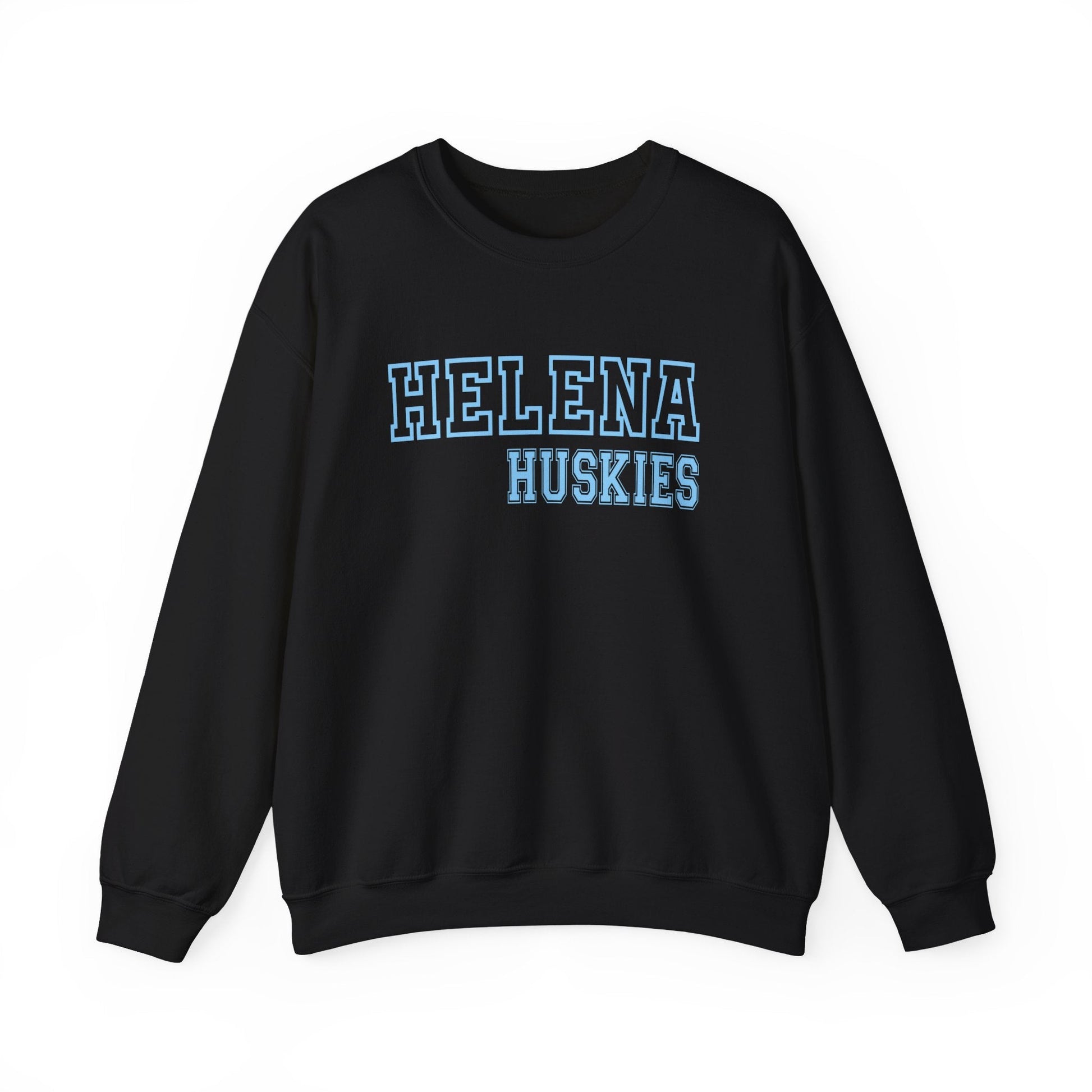 Helena Huskies cursive Heavy Blend™ Crewneck Sweatshirt - joyful