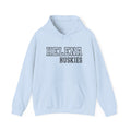 Helena Huskies cursive - Unisex Heavy Blend™ Hooded Sweatshirt - joyful