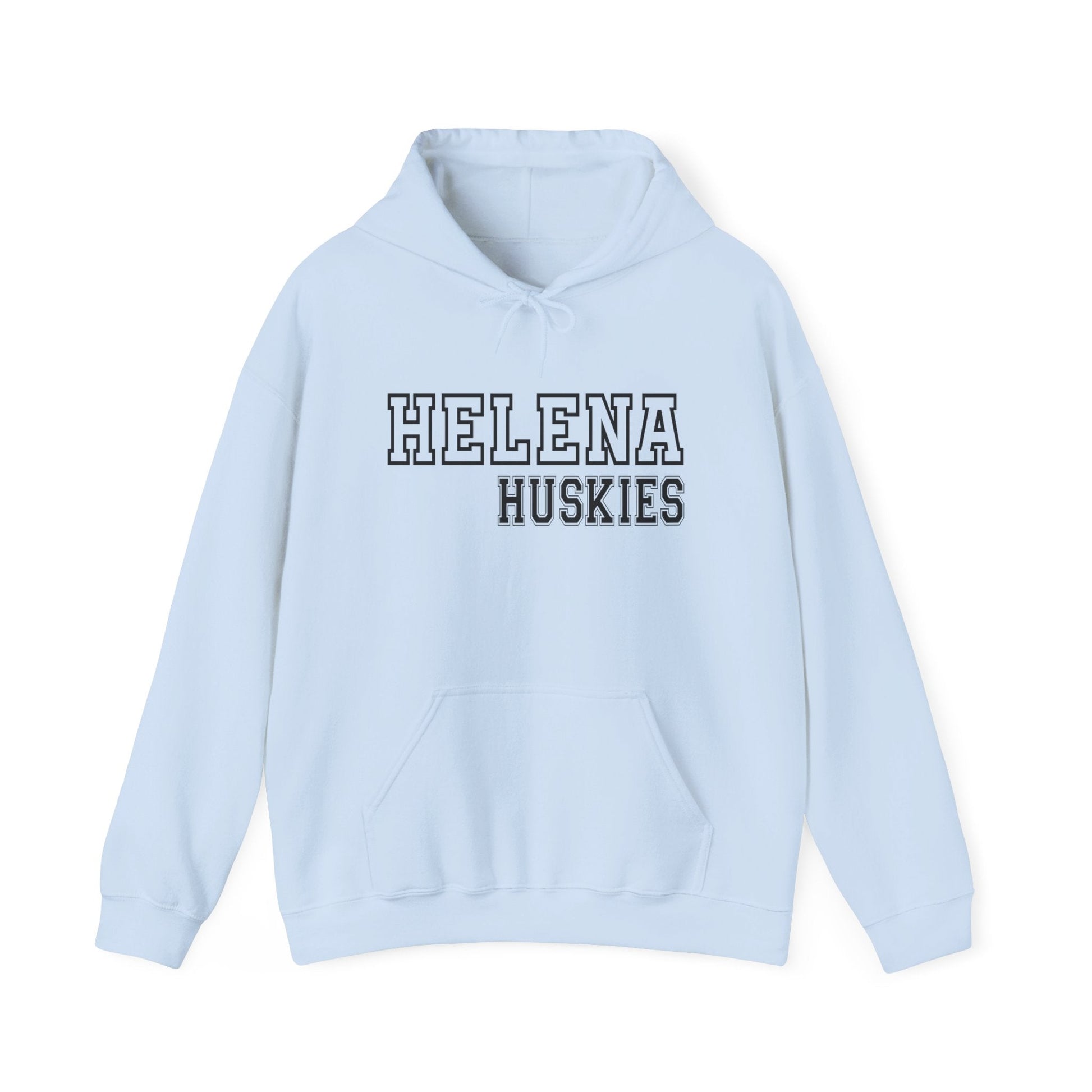 Helena Huskies cursive - Unisex Heavy Blend™ Hooded Sweatshirt - joyful