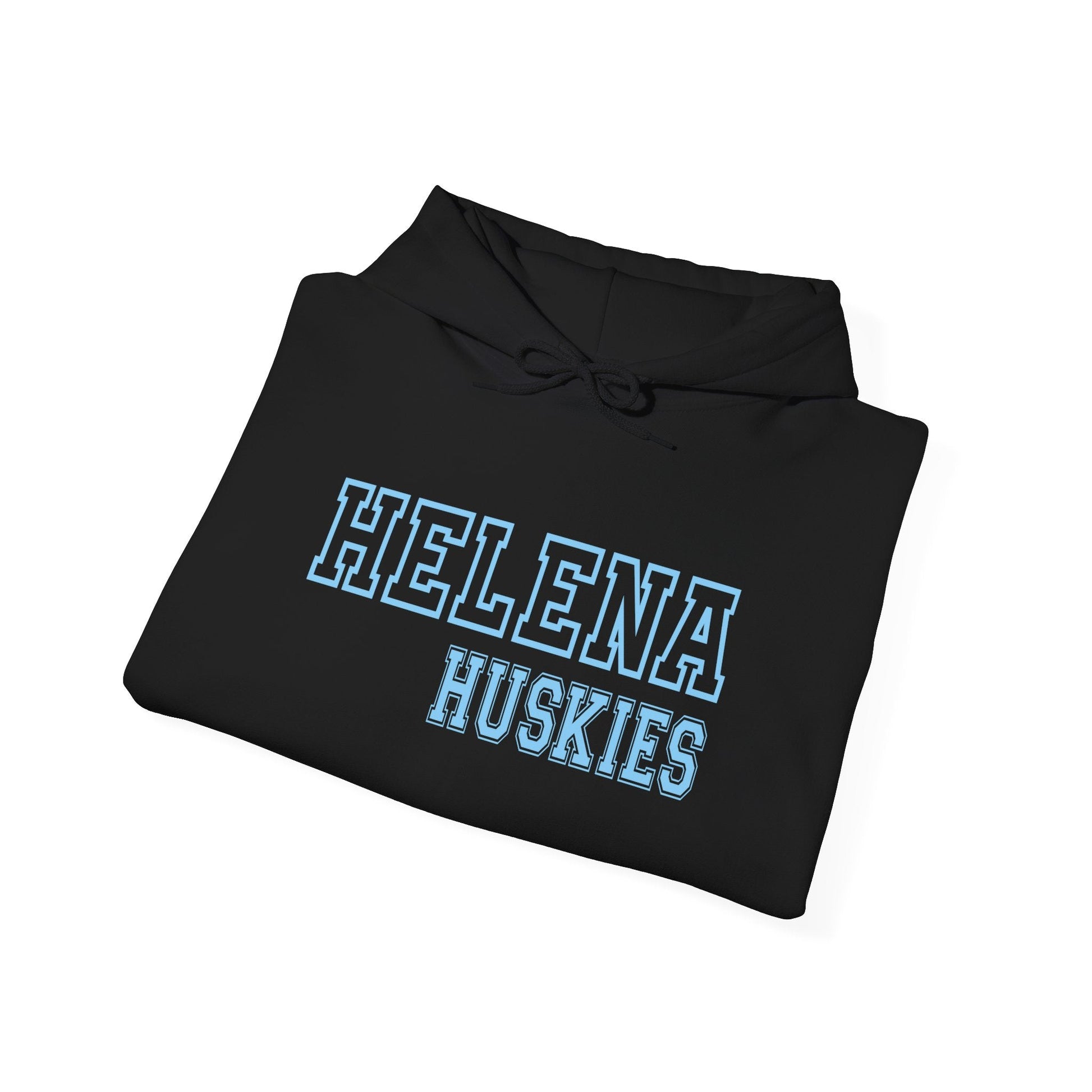 Helena Huskies cursive - Unisex Heavy Blend™ Hooded Sweatshirt - joyful