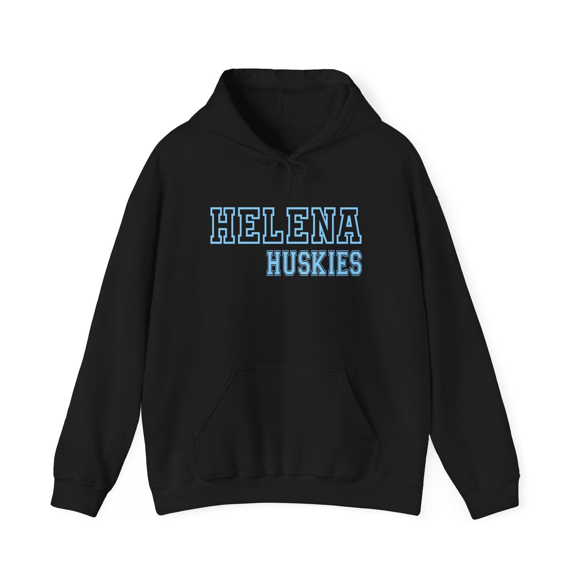 Helena Huskies cursive - Unisex Heavy Blend™ Hooded Sweatshirt - joyful