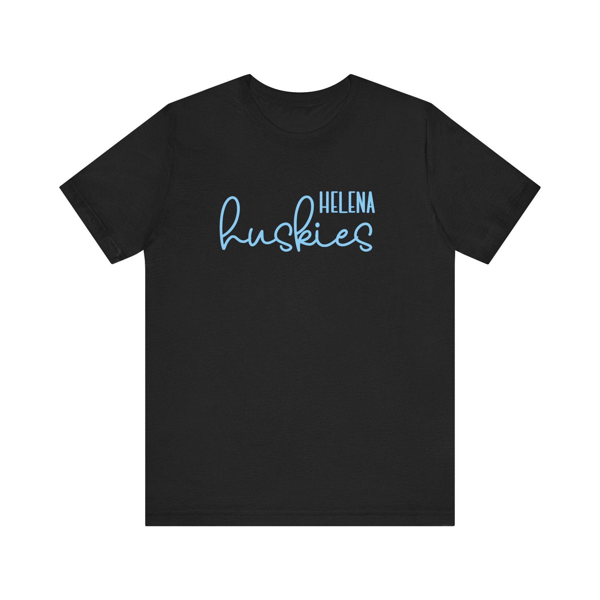 Helena Huskies cursive - Unisex Jersey Short Sleeve Tee - joyful