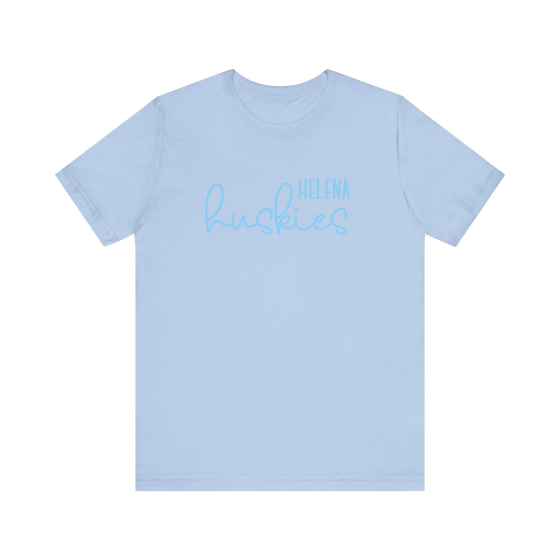 Helena Huskies cursive - Unisex Jersey Short Sleeve Tee - joyful