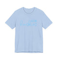 Helena Huskies cursive - Unisex Jersey Short Sleeve Tee - joyful