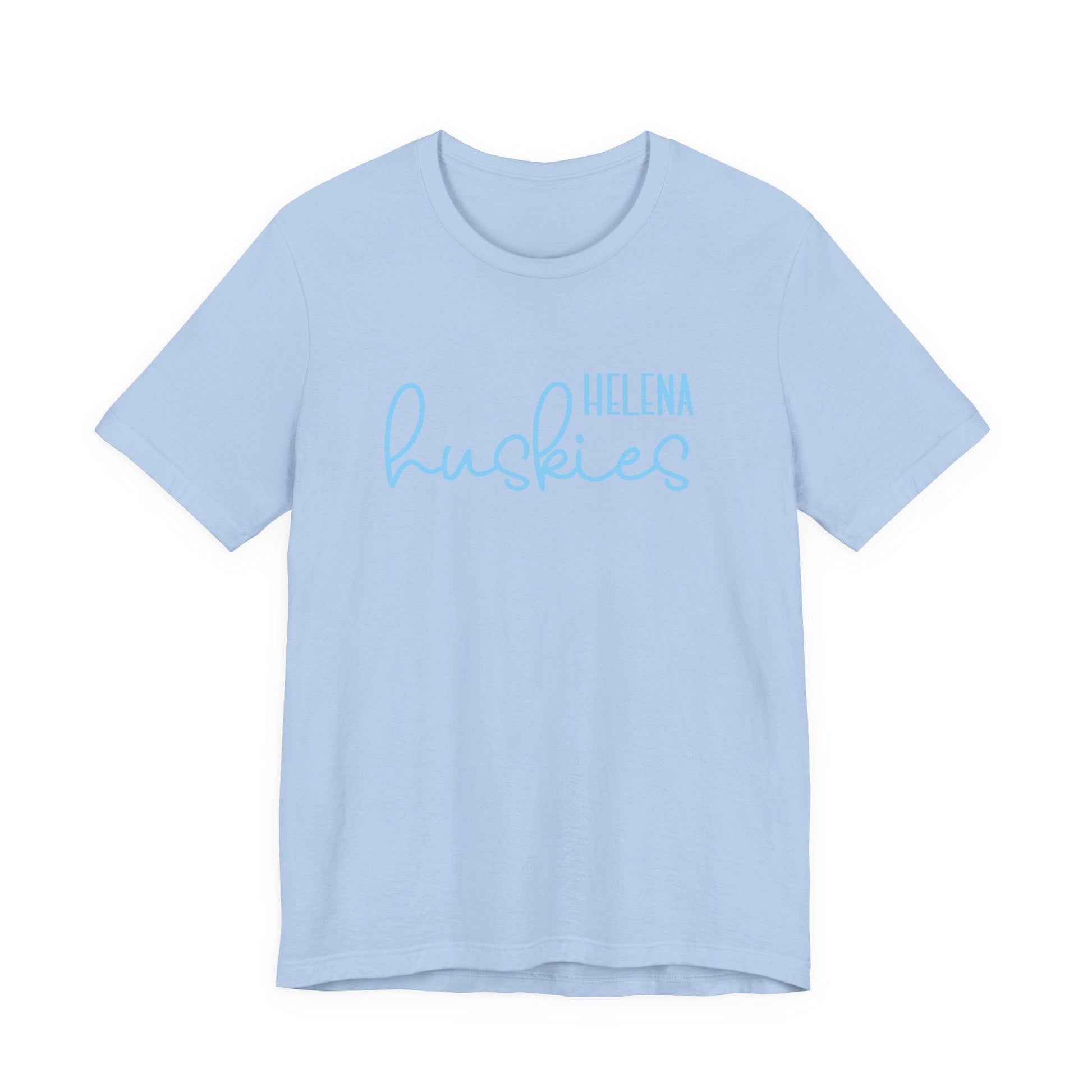 Helena Huskies cursive - Unisex Jersey Short Sleeve Tee - joyful