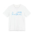 Helena Huskies cursive - Unisex Jersey Short Sleeve Tee - joyful