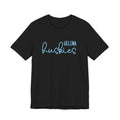 Helena Huskies cursive - Unisex Jersey Short Sleeve Tee - joyful