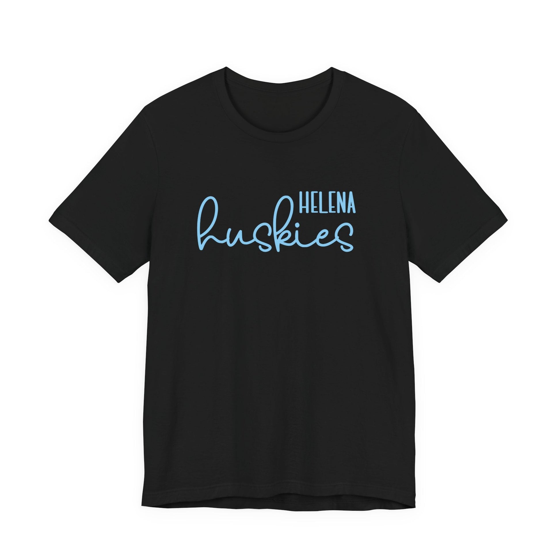 Helena Huskies cursive - Unisex Jersey Short Sleeve Tee - joyful