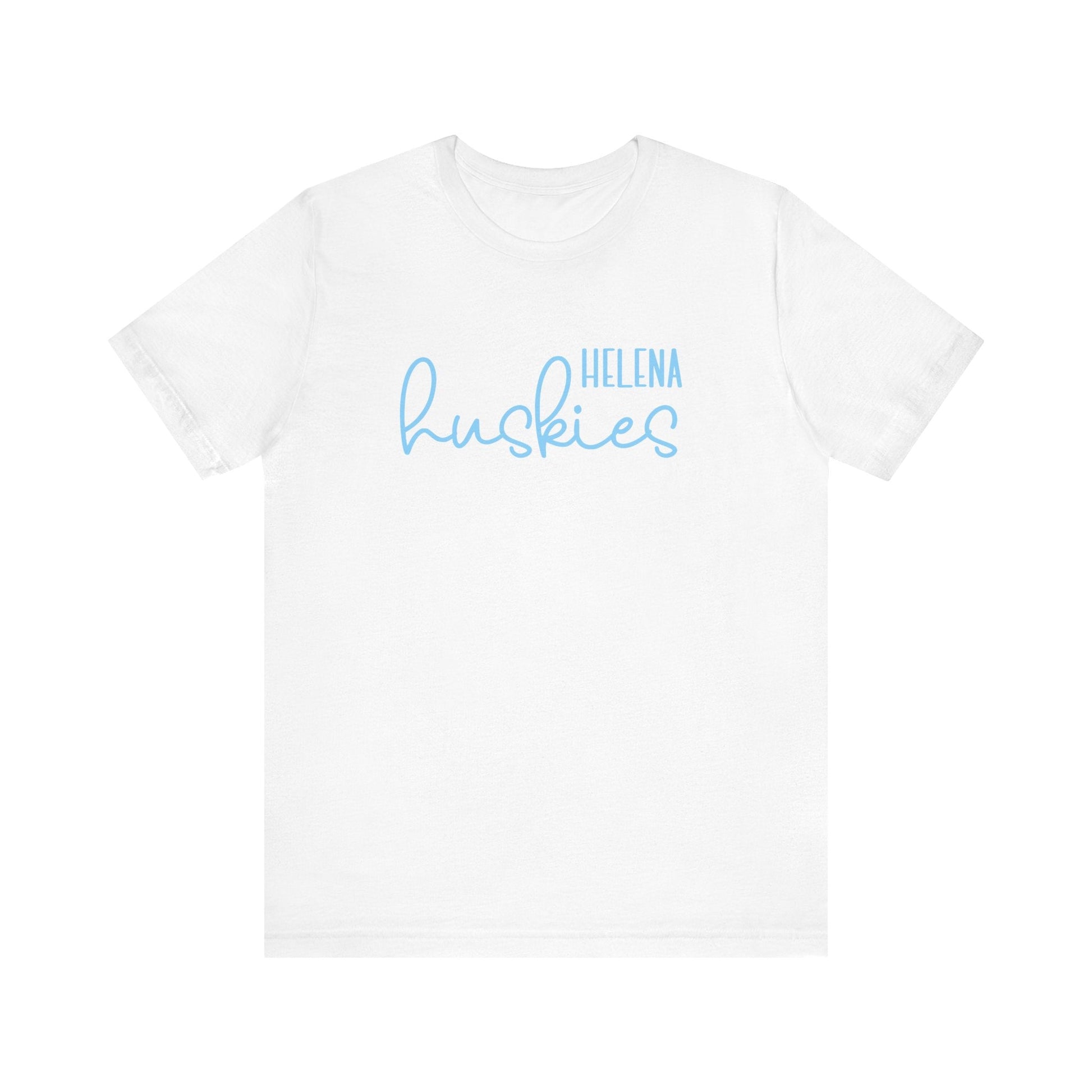 Helena Huskies cursive - Unisex Jersey Short Sleeve Tee - joyful