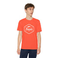 Hoover Badge - Youth Dri - fit Tshirt - joyful