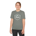 Hoover Badge - Youth Dri - fit Tshirt - joyful