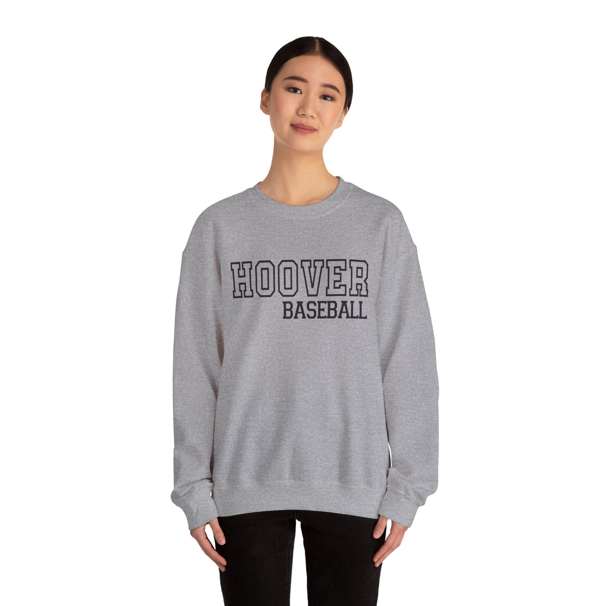 Hoover baseball Unisex Heavy Blend™ Crewneck Sweatshirt - joyful