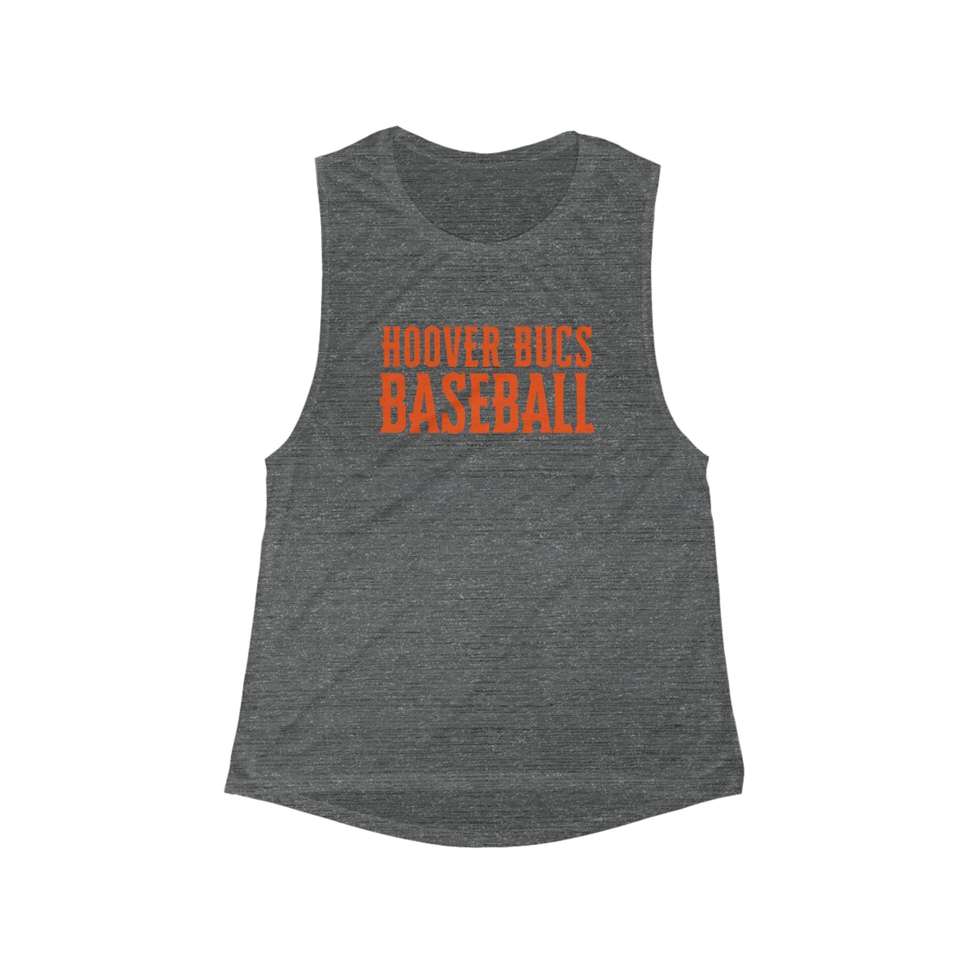 Hoover Bucs baseball Women's Flowy Scoop Muscle Tank - joyful