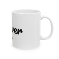 HOOVER BUCS - Black cursive - Ceramic Mug 11oz - joyful