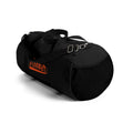 Hoover Cursive - Black Duffel Bag - joyful