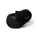 Hoover Cursive - Black Duffel Bag - joyful