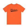 Hoover cursive underline - Bella Canvas Unisex Tshirt - joyful