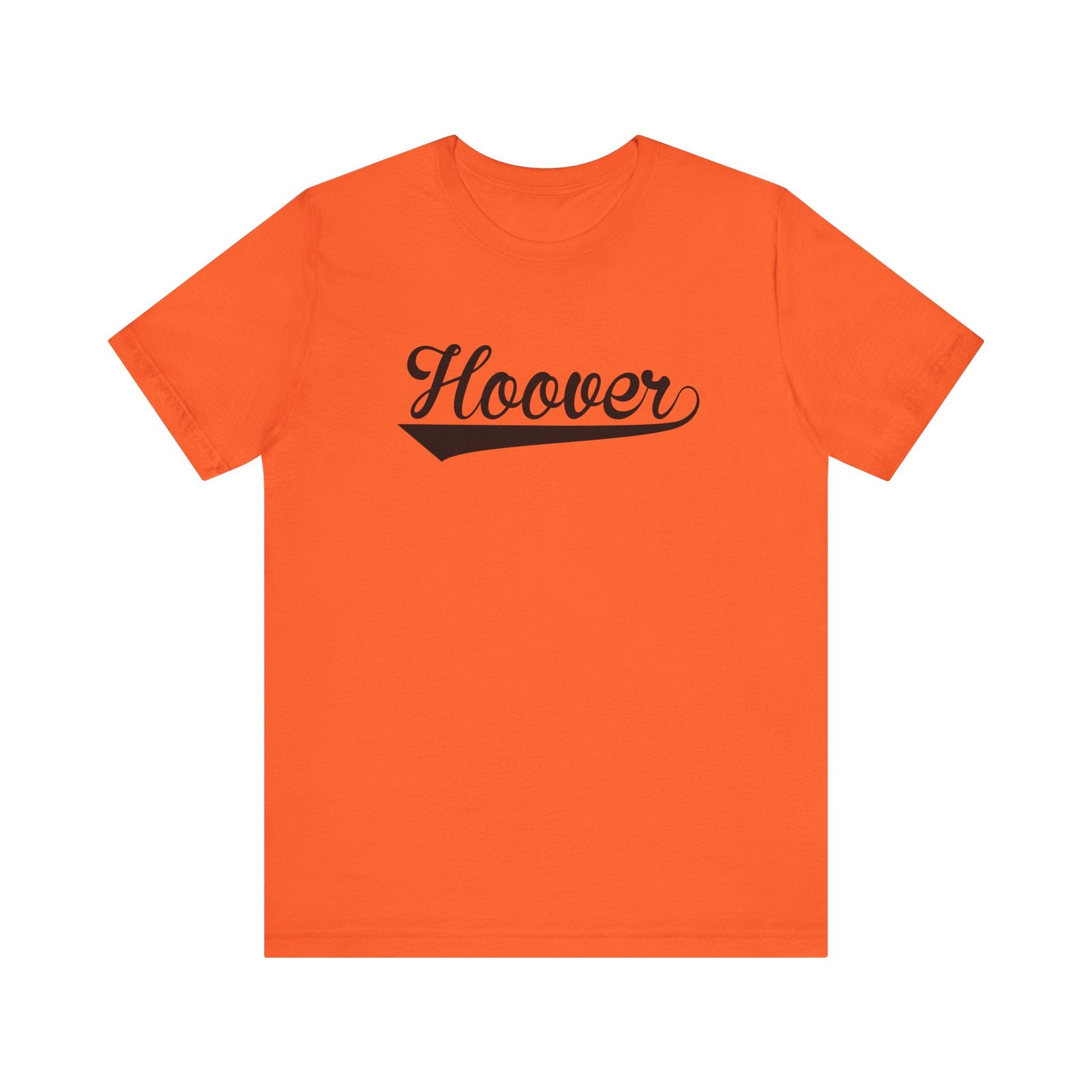 Hoover cursive underline - Bella Canvas Unisex Tshirt - joyful