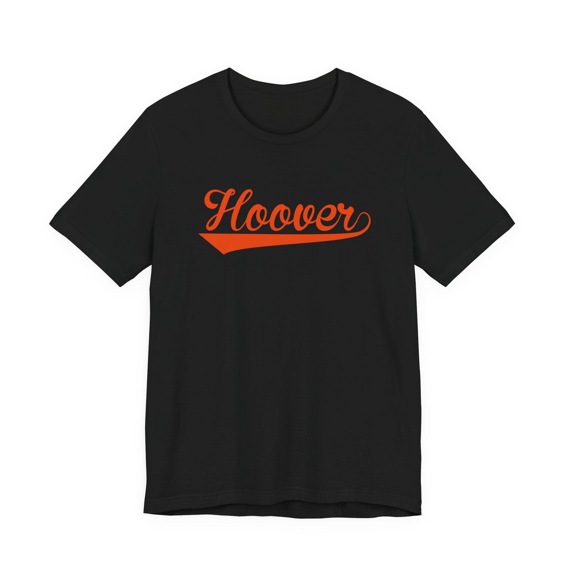 Hoover cursive underline - Bella Canvas Unisex Tshirt - joyful