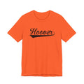 Hoover cursive underline - Bella Canvas Unisex Tshirt - joyful