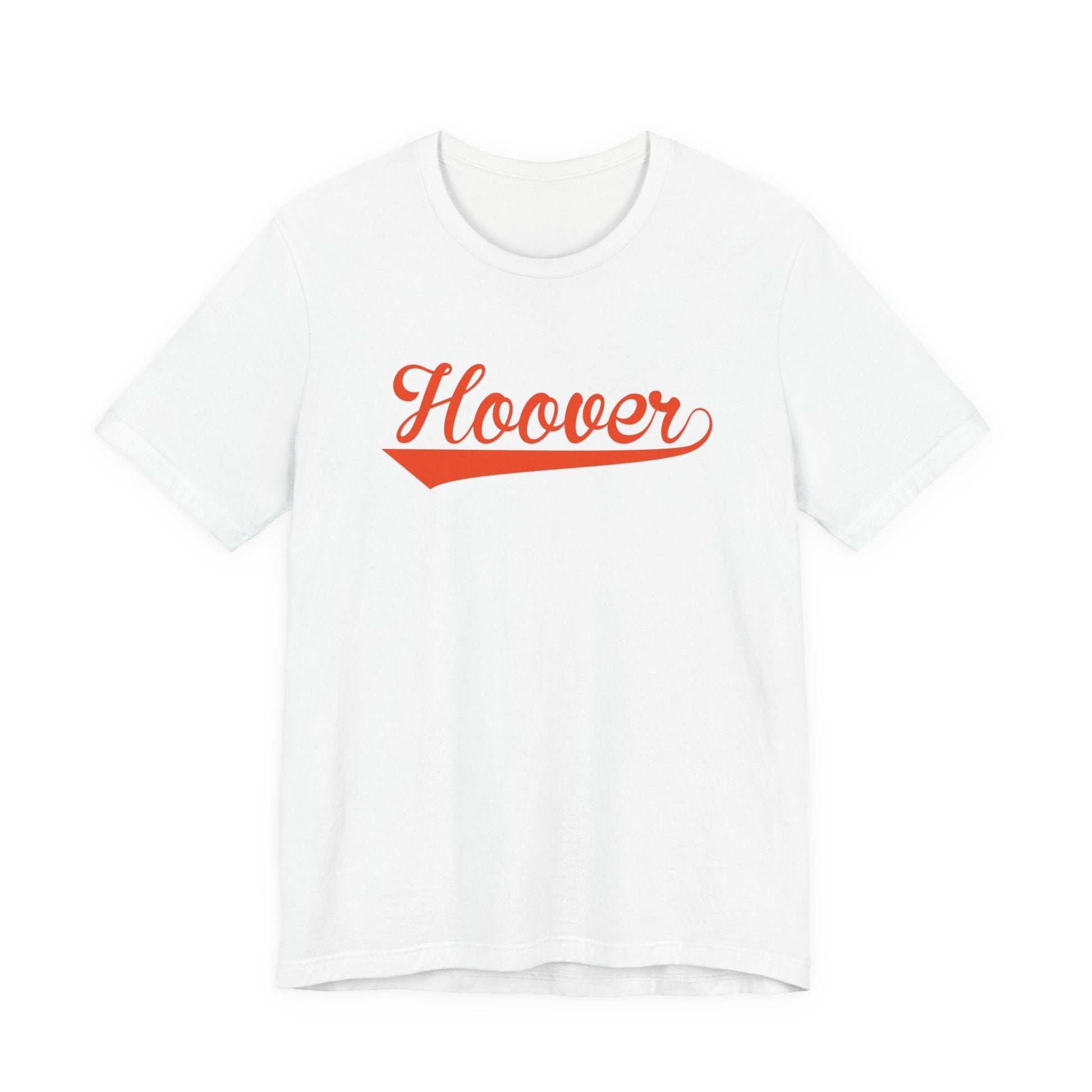 Hoover cursive underline - Bella Canvas Unisex Tshirt - joyful