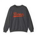 Hoover cursive Unisex Heavy Blend™ Crewneck Sweatshirt - joyful