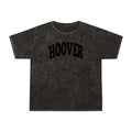HOOVER Curved Unisex Mineral Wash T-Shirt - joyful