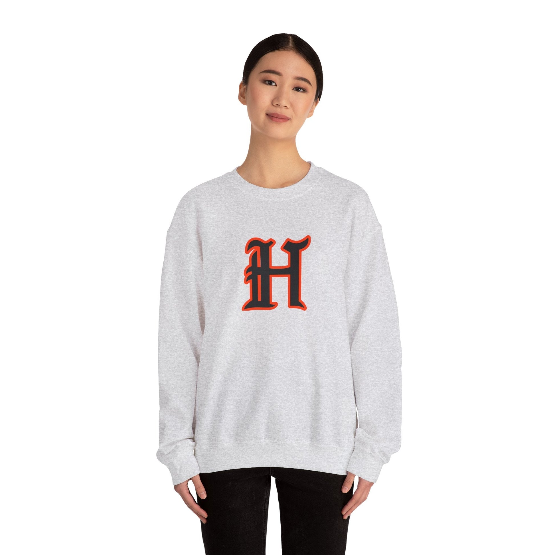 Hoover - H Unisex Heavy Blend™ Crewneck Sweatshirt - joyful