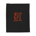 Hoover H Velveteen Plush Blanket - joyful