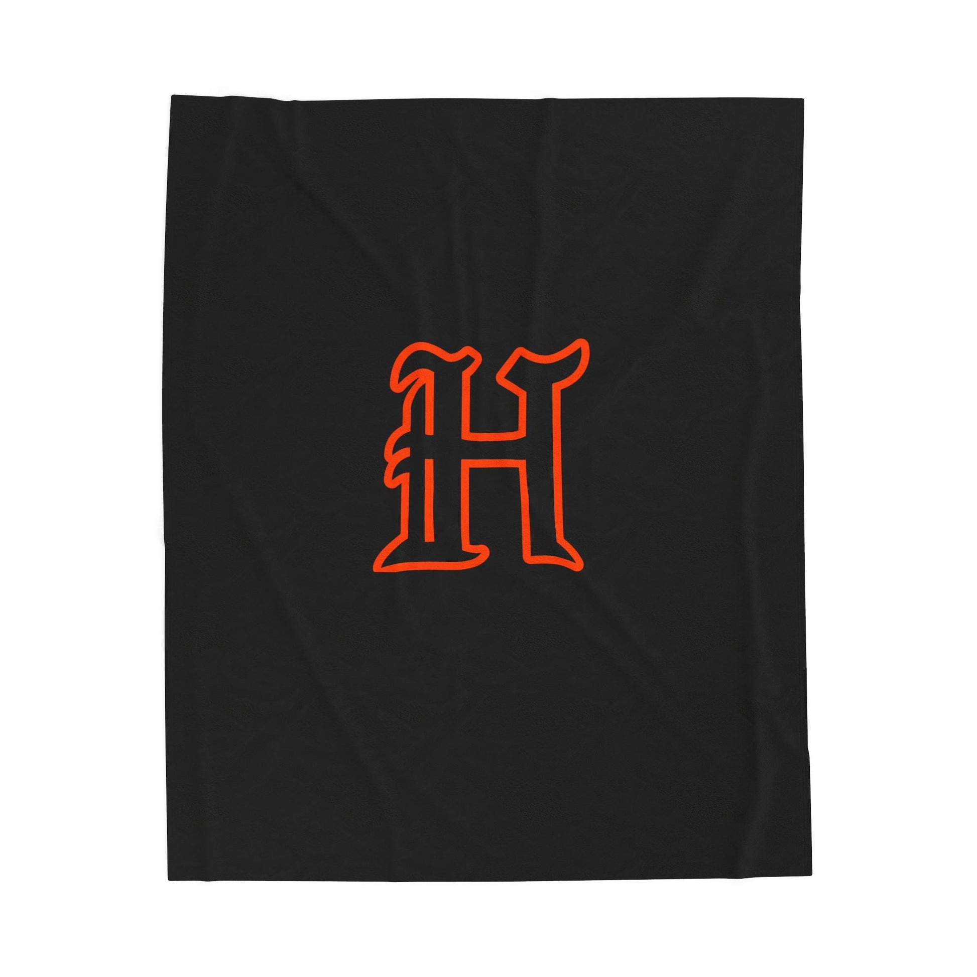 Hoover H Velveteen Plush Blanket - joyful