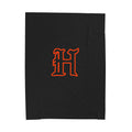 Hoover H Velveteen Plush Blanket - joyful